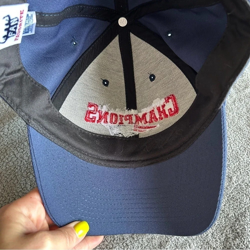 Patriots NFL Super Bowl LIII Champions Hook and loop, Adjustable, Cap, Hat